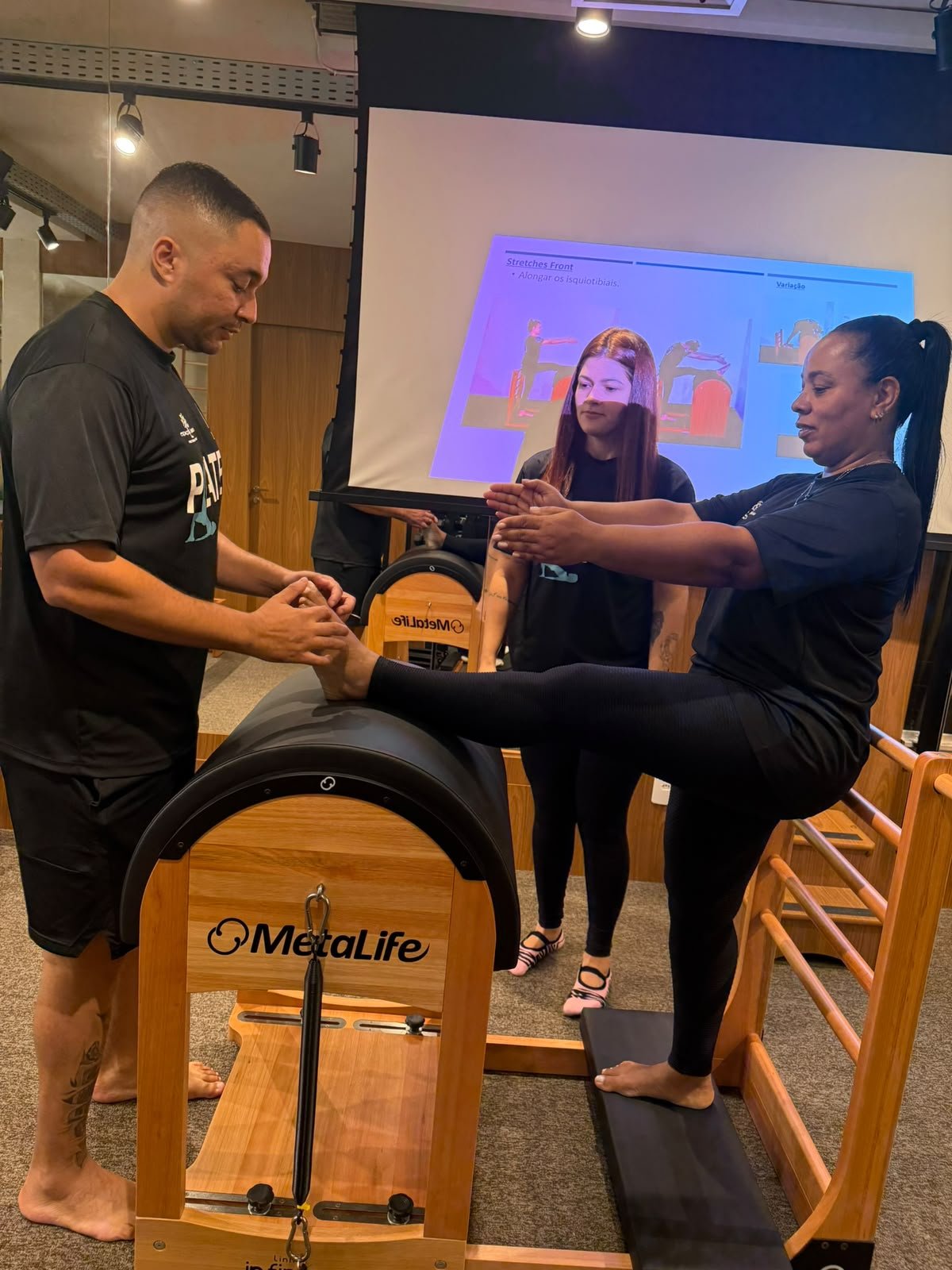 Ambiente de formação presencial do curso de Pilates